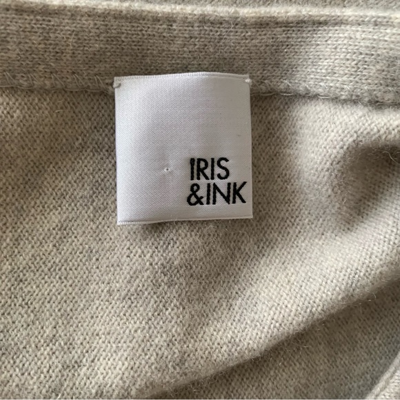 Iris & Ink Cashmere Draped Knotted Sweater Revolve Small - Picture 7 of 9